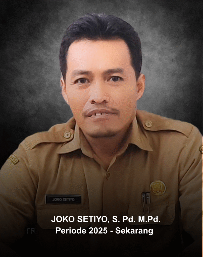 KEPALA SMKN 1 KWANYAR JOKO SETIYO, S. Pd. M.Pd. PERIODE 2025- SEKARANG kepala yang sekarang